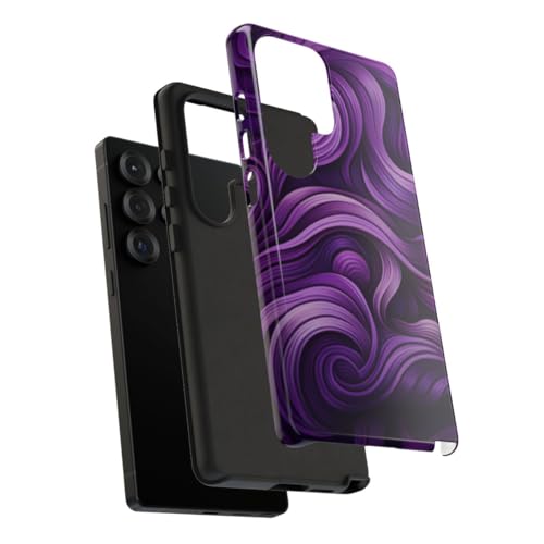 Coque Samsung S25 Ultra design vague violette pour sublimer votre style - 4