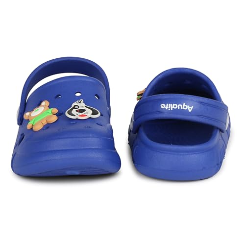 Image of Aqualite Kids Clog Shoes for Boys & Girls /Outdoor Sandals Clogs for Kids, Slingback Clog Shoes, Stylish Clogs for Kids