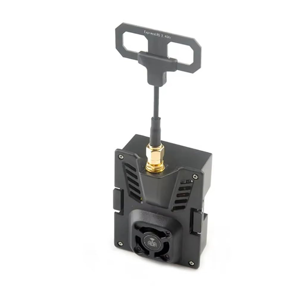SPARKHOBBY ES24TX Pro Micro TX ExpressLRS ELRS 2,4 G 1000 mW pour module émetteur HappyModel avec ventilateur de refroidissement/module LED RVB pour télécommande (ES24TX Pro Micro TX)