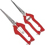 2Pcs Pruning Shears, Sharp Gardening Scissors with Branch Cutter for Trimming, Fruit Picking, and Plant Care in Garden, Orchards, Yard