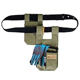 GARDENA Unisex Gartengürtel für Garten-Werkzeug I Unisex Werkzeuggürtel für Frauen & Männer I Gartentasche aus recyceltem Polyester I Größenverstellbar & wasserabweisend I für Garten-Werkzeuge & Handy