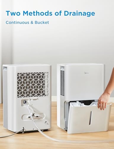 Midea Energy Star Certified Dehumidifier for Basement, WiFi, 50 Pint DOE - 4