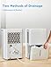 Midea 4,500 Sq. Ft.Dehumidifier for Basement, With Reusable Air Filter 50 Pint - Ideal For Basements, Large & Medium Sized Rooms, And Bathrooms (White)