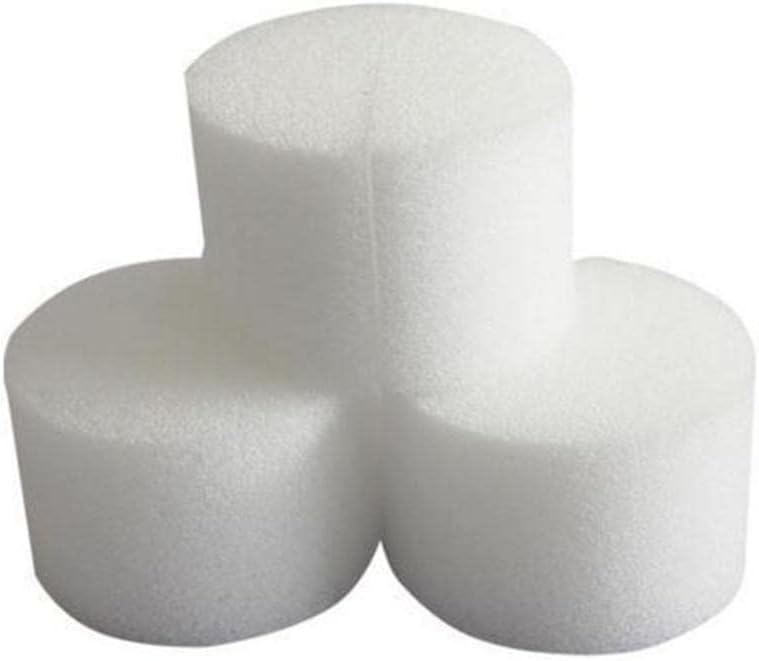 misppro 150 x White Hydroponics Sponge Mini Insert Plant Cloning Collar Foam for Soilless Cultivation 1.26 x 1.18 Inch