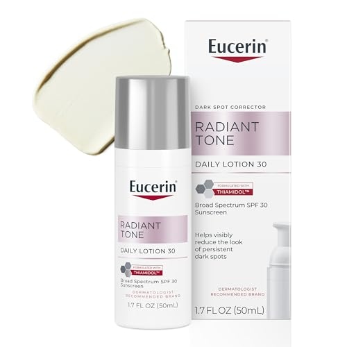 Eucerin Radiant Tone Daily Face Lotion with SPF 30, Dark Spot Corrector with Thiamidol, Fa... Eucerin Radiant Tone Daily Face Lotion with SPF 30, Dark Spot Corrector with Thiamidol, Fa...