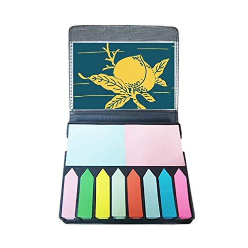 Marqueur page jaune pêche et bloc note auto-stick pour sublimer vos lectures