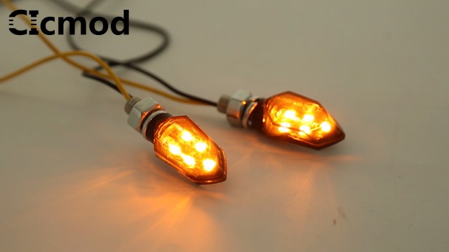 Indicatori Di Direzione Moto LED 4 Pezzi - 12V, Omologati E-Mark, Universali Per Scooter E Quad - Foto 5