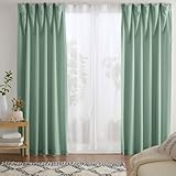 ベルーナ(BELLUNA) カーテン 4枚セット 遮光 幅100 無地 タッセル付 アジャスターフック付 (カーテン2枚 レース2枚 555814-504)