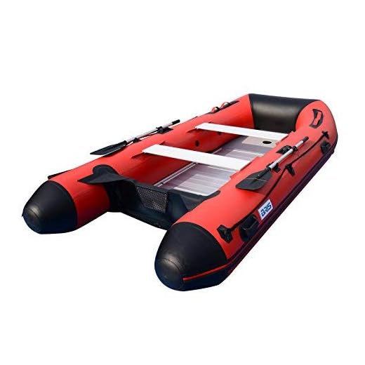 BRIS 12ft Inflatable Boat Inflatable Raft Sport Rescue Diving Boat Fishing Dinghy Tender Pontoon