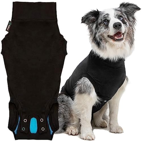 Suitical Recovery Suit Dog, Extra Small, Black