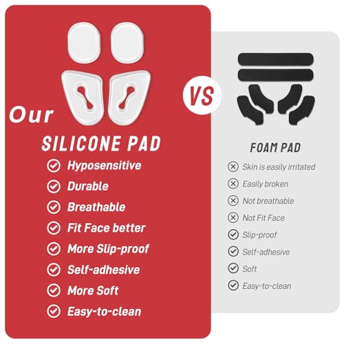 QianCheng, Nasenschutzmaske, Gesichtsschutzmaske, L5 mittlere Größe, mit Polsterung für Damen und Jugendliche, QC-L5-M