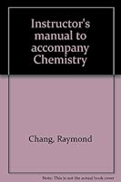 Instructor's manual to accompany Chemistry 0394339231 Book Cover