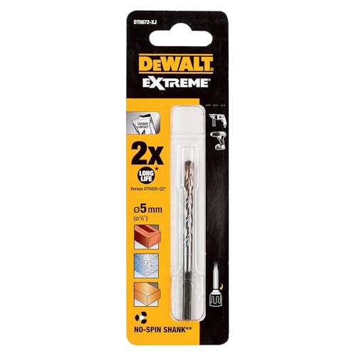 Miniatura 2 de Dewalt Dt6672-Xj Dt6672-Xj-Broca Para Piedra Extreme 5x85mm Con Vástago De 3 Caras