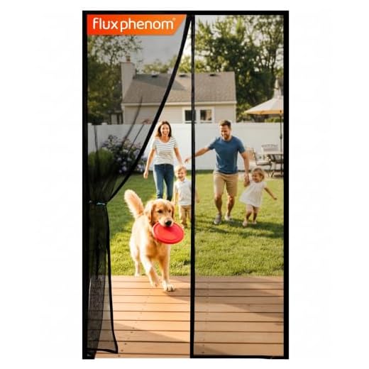 The Original Magnetic Screen Door Easy Install - Door Screen Magnetic Closure, Heavy Duty Magnetic Door Screen Mesh for Convenient Entry, Keep Bugs Out by Flux Phenom
