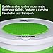 Gel Blaster Collapsible Ammo Tub (1.5 Gallon Bucket – Holds 15,000+ Gellets) - Made for Gel Blaster Gellets, Built-in Strainer, Space Saving Design, Handle for Portability, Electric Green - Ages 14+