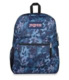 JanSport Cross Town Backpack - Simple Bag for Everyone with 1 Main Compartment, Front Utility Pocket - Premium Class Accessories - Ghostly Florals