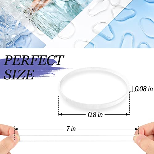 Kanprincess 1000Pcs Clear Mini Elastic Rubber Bands,Soft Small Hair Ties Bands For Kids Toddlers Girls,Elastic Hair Ties For Hair Styling Braids Ponytails Hair Accessories,No Damage Baby Hair Ties Small Tiny Bands Stretch Elastics (Clear) #TOP1