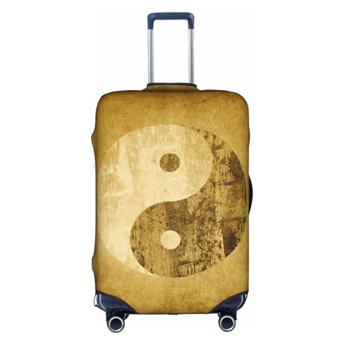 Housse de bagage Yin Yang protégeant votre valise M des rayures de soute