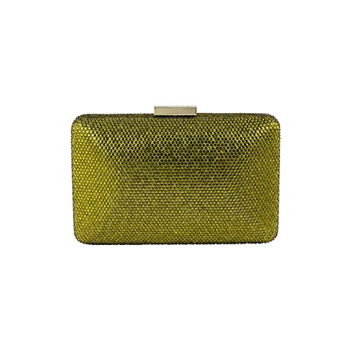 Sac clutch Yuri vert rangez vos essentiels de soirée avec élégance