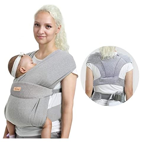 Écharpe de portage CUBY Gris perle Cover