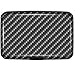 Mini Credit Card Holder for Women and Men,RFID Blocking Slim Hard Card Case ID Case Travel Wallet, Carbon Fiber