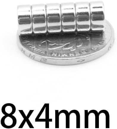 10-100PCS 8x4mm Round 8mmx4mm Bulk Sheet Neodymium disc 8 * 4mm Permanent NdFeB Circular 8 * 4 Magnets(200pcs)