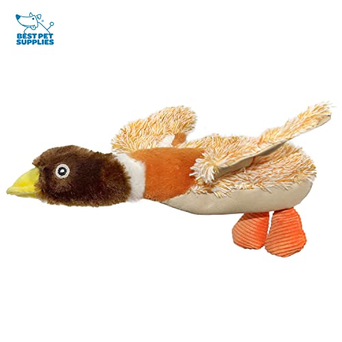 Image of Best Pet Supplies Mallard Plush Dog Toy Orange, Large, PT322