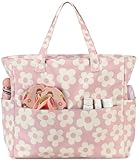 Picture of Waterproof Beach Tote Pool Bags for Women Ladies Extra Large Gym Tote Carry On Bag With Wet Compartment for Weekender Travel