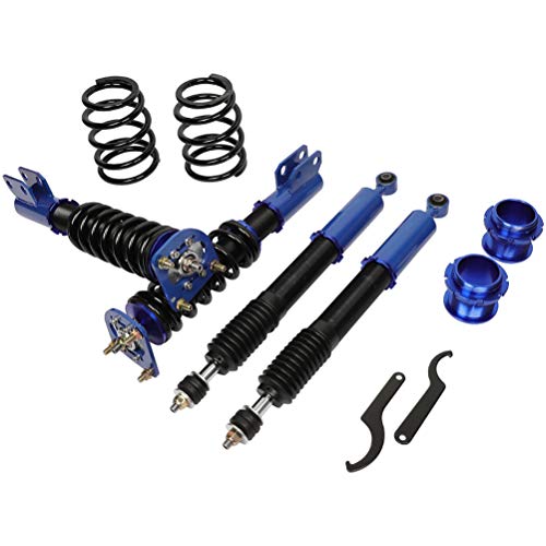 ROADFAR Coilovers Suspension Shocks Springs Struts Full Set Fit for 1994-2004 for Ford for Mustang - Blue