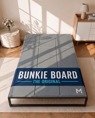 Meliusly Original Bunkie Board Full Size (54x75) - Non-Slip Breathable Bed Support Board for Slatted Bed Frame, Anti-Sag Under Bed Support, Noise Minimizing Moisture Resistant Bed Board