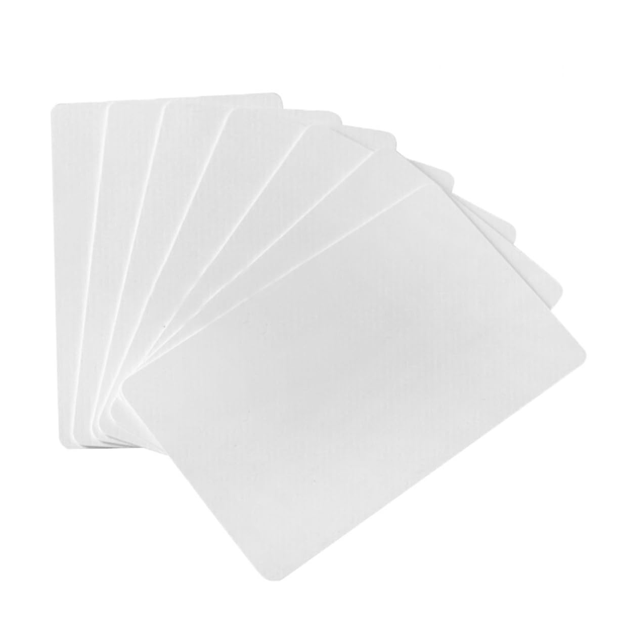 Mipcase 3 Ensembles Enregistrement Des Pièces Vide Fabricant Ébrécher Imprimable Clé Badges D'identification Carte D'accès À L'entrée Blanche 100 Pièces * 3
