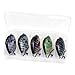 Tuimiyisou Sea Fishing Lures 5PCS Fishing Lures 6cm 15g Mini Wobbler Fishing Lure Artificial Hard Bait Crankbait with Tackle Box for Bass Fishing Tackle,Metal Sequins Spinner Fishing Lures