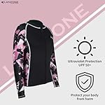 LayaTone Womens Wetsuit Top 3mm Wetsuits Jacket Long Sleeve Neoprene Shirt, Warm Wet Suit Tops, Front Zipper Swimsuit for Cold Water Swim, Diving, Surfing & Water Aerobics, Comfort Warm - Image 5