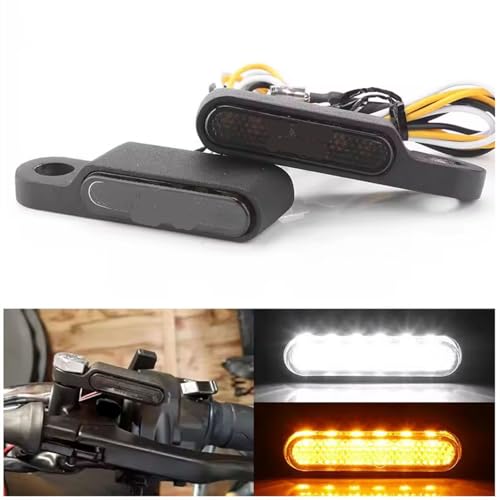 Trasero parada luz 2 intermitentes para motocicleta de 12V amarillos de scooter 7