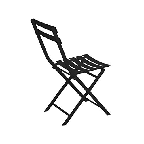 Table suspendue balcon pliante et noire pour garde-corps de terrasse - 2