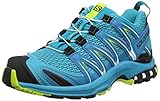 salomon mujer zapatillas Material de la suela: Goma Salomon XA Pro 3D W, Zapatillas de Trail Running para Mujer, Azul (Bluebird/Caneel Bay/Acid Lime), 40 EU