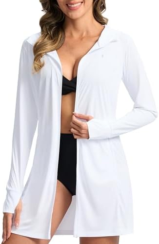 Soothfeel Women's UPF 50+ Swim Cover Up Sun Protection Hoodie SPF...