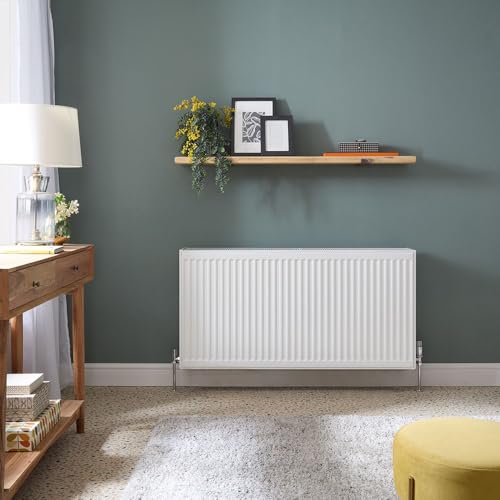 Milano Compact White Type 33 Horizontal Triple Panel Convector Radiator - 600mm x 1200mm