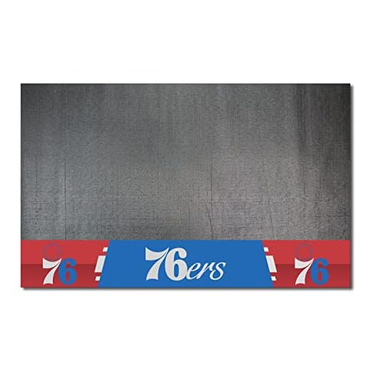 Fanmats NBA Philadelphia 76ers Grill Mat, Small