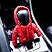 Madcozy. Gear Shift Puffer Jacket, Gear Shift Hoodie, Universal Car Shift Knob Cover, Cute Automotive Interior Accessories (Red)
