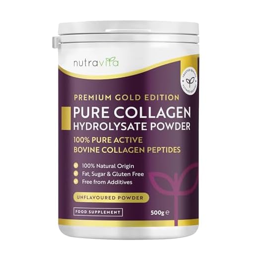 Nutravita Colágeno Hidrolizado en Polvo 500g - 50 Porciones Colageno Peptidos, Sin Sabor - Collagen Peptides Tipo 1 - Péptidos de Colageno Hidrolizado Bovino con 8 Aminoácidos Esenciales