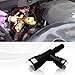 Hirificing Car Heater Core Hose Fitting Connector #15055343 15055342 800-413CD, Heater Coolant Hose Junction Cooling Water Pipe T-connector Joint For Select Cadillac Chevrolet GMC Silverado(Black)
