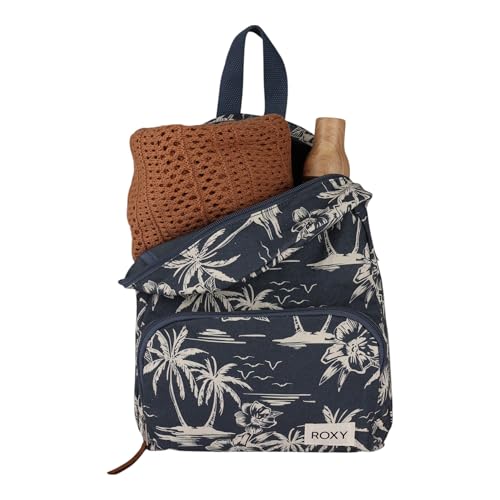 Image of Roxy Women's Always Core Backpack | Travel | Everyday Carry | Beach | Polyester | 8L Capacity - Vaca Vibes Indigo