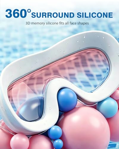 Image of Swim Goggles 2 Pack, Wide View Anti Fog&UV Swimming Goggles for Audlt, No Leak Pool Beach Essentials for Men Women