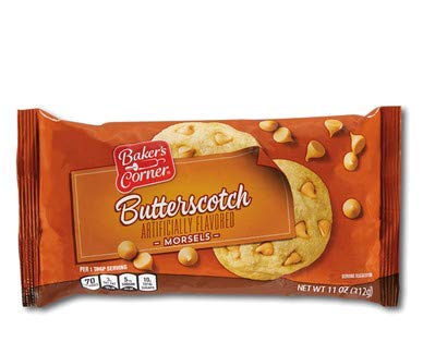 Baker's Corner Gluten-Free Butterscotch Morsels Chips For Baking, Toppings - 2 Packs #TOP1