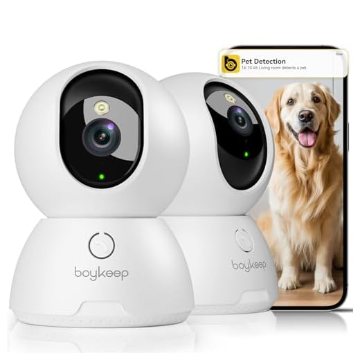 2K Indoor Security Cameras (2-Pack)