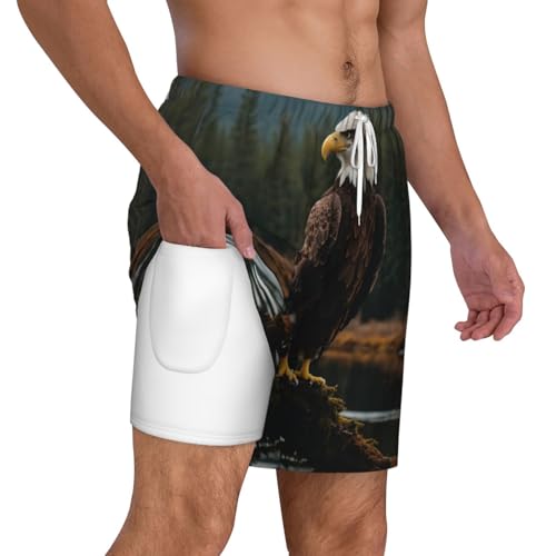 Short de bain séchage rapide Flying Eagle homme été surf plage