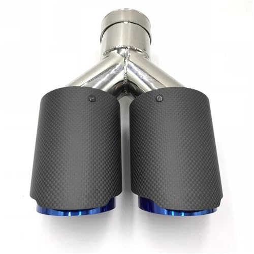 Tubo de escape doble para coche para sustituir terminales OEM de 73mm
