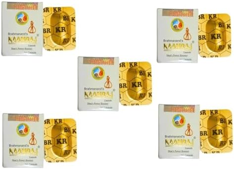 Brahmanands Kaamraj Original Capsules for Men, 5 Count