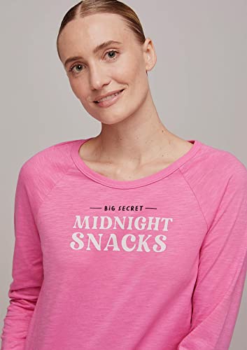 Pijama Feminino Manga Longa Em Malha Com Algodão
